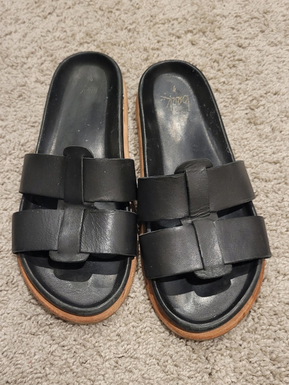 Beek Leather Sandals Size 9